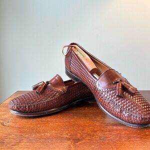 Spanish Leather Slip on Pelle Line Dress Shoe by Mezlan